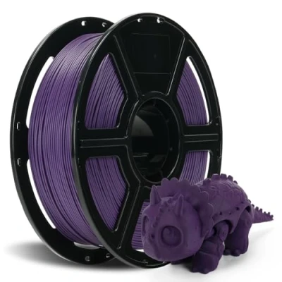 Abbildung von FLASHFORGE Kohlenstofffaser PETG Filament 1.75mm, 3D Drucker Filament, 1KG Spule Maßgenauigkeit +/ 0,02mm, leicht &amp; hitzebeständig feuchtigkeitsfrei (Iris Purple)