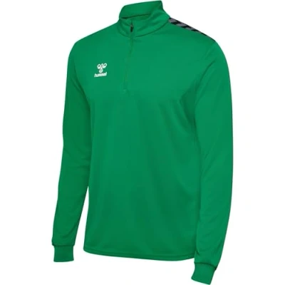 Abbildung von hummel Herren Hmlauthentic Half Zip Sweater, Grün, XXL EU