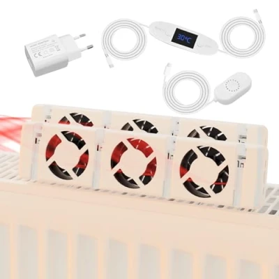 Abbildung von CLIP`N`SHADE Heizkörperventilator Double Set