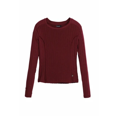 Abbildung von Desigual Langarmshirt, Damen, Größe: Medium, Red