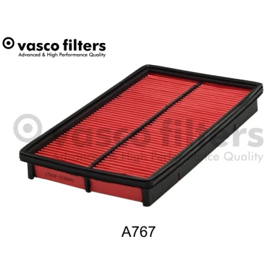 Abbildung von DAVID VASCO A767 Luftfilter 35 168 282 rechteckig Filtereinsatz OPEL: Astra F CC, Vectra A Limousine, Kadett E ISUZU: Gemini Schrägheck
