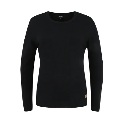 Abbildung von Oxmo Oxedda Strickpullover, Damen, Größe: Large, Black