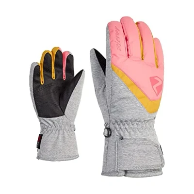 Abbildung von Ziener Kinder LORIKO Ski Handschuhe/Wintersport wasserdicht, atmungsaktiv, pink Vanilla, 3