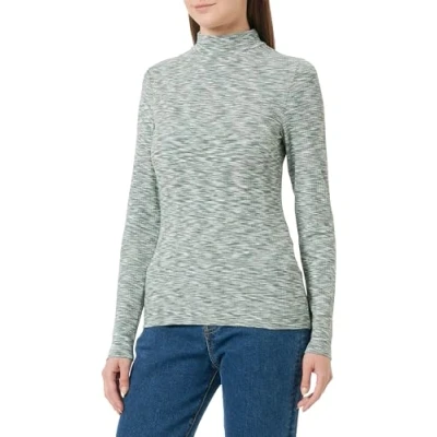 Abbildung von s.Oliver MIT Weiten ÄRMELN Langarmshirt, Damen, Größe: 46, Olivgrün