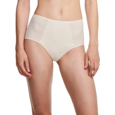 Abbildung von Chantelle Norah HIGH Waisted Covering FULL Briefs Slip, Damen, Größe: 38, Talc