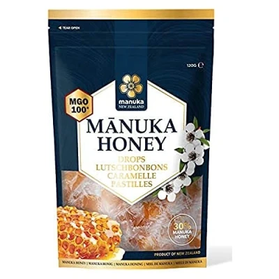 Abbildung von Manuka New Zealand Honig Pastillen MGO 100+ zuckerarm 120g