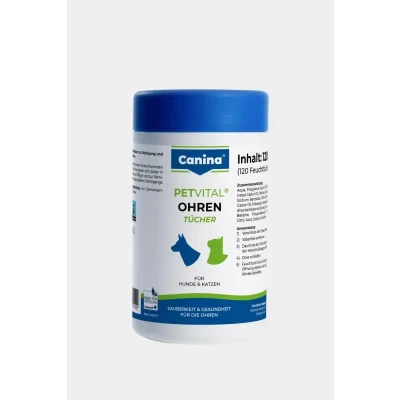 Abbildung von PETVITAL Ohrentücher 120 Stk