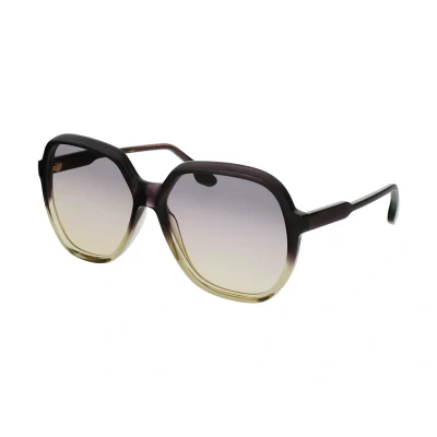 Abbildung von Victoria Beckham Unisex VB625S 45997 Sunglasses, 512 Purple Honey, 61