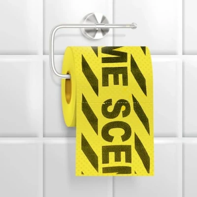 Abbildung von Mad Monkey Toilettenpapier Crime Scene