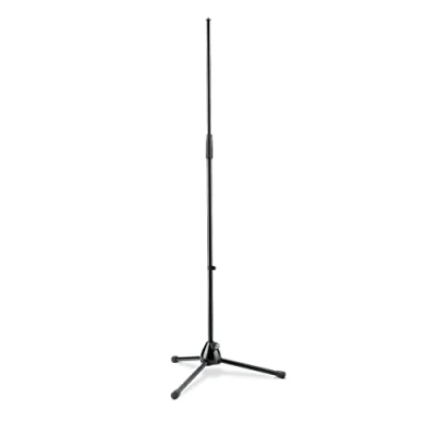 Abbildung von K&amp;M 201/2 Mikrofonstativ Schwarz Solostativ mit Zinkdruckgusssockel 89 159 cm ausziehbar 3/8“ Gewindeanschluss