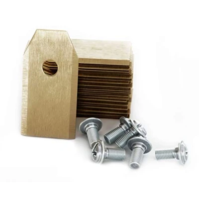 Abbildung von MOWHOUSE 30 x Premium Ersatzmesser für Husqvarna Gardena Mc Culloch Mähroboter Messer Klingen Set (Titan)