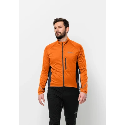 Abbildung von Jack Wolfskin Morobbia Alpha INS M Regenjacke / wasserabweisende Jacke, Herren, Größe: Large, Blood orange