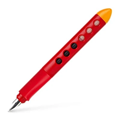 Abbildung von FABER CASTELL 149862 Schulfüller Scribolino, für Linkshänder, rot, 1 Stück