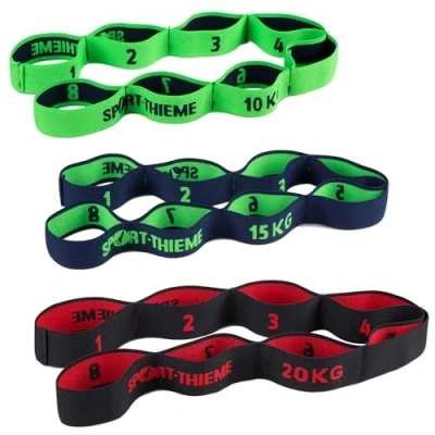 Abbildung von Sport Thieme Stretchband Elastikband 8 Loop, Für den Einsatz in Fitnessstudios bestens geeignet