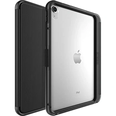 Abbildung von OtterBox Symmetry Folio Hülle für iPad 10,9&quot; (10. gen 2022), stoßfeste, sturzsichere, dünne Schutzhülle, nach Militärstandard getestet, Schwarz