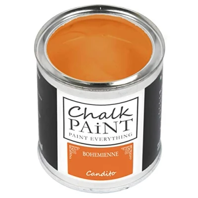 Abbildung von Chalk Paint Everything® Candito Kreidefarbe Wasserbasis für Alle Oberflächen einfach zu verarbeiten ohne schlechten Geruch Extra Matt (250 ml)