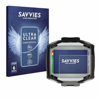 Abbildung von Savvies 6 Stück Schutzfolie für Mares Quad/Quad Air Displayschutz Folie Ultra Transparent