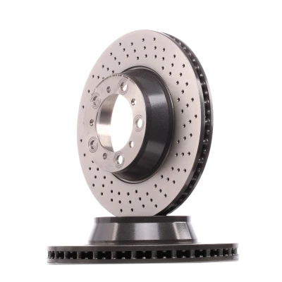 Abbildung von BREMBO COATED DISC LINE 09.C878.11 Bremsscheibe 330 28 5 gelocht/innenbel. beschichtet hochgekohlt mit Schrauben PORSCHE: 911 Coupe, Cabrio