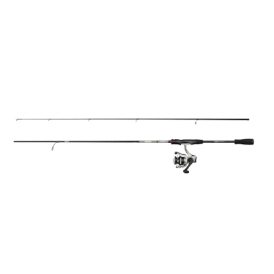 Abbildung von Abu Garcia Max X Spinning Combo, Süßwasserangler Angelrute Rolle Hecht Zander, Starkes Leichtgewicht vielseitig einsetzbar, schwarz grau, 1.83m mäßig schnelle Rute, 2000er