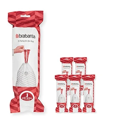 Abbildung von Brabantia Müllbeutel Code J 20 25 Liter (120 Stück)