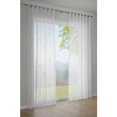 Abbildung von GARDINIA Vorhang &quot;Voile Flock&quot;, (1 St.), Stoff Voile Flock