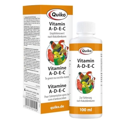 Abbildung von Quiko Vitamin A D E C 100ml Vitaminversorgung für Ziervögel