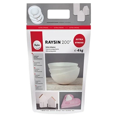 Abbildung von Rayher Modellierwerkzeug Gießpulver Raysin 200, weiß