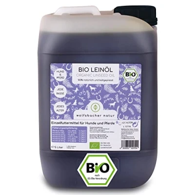 Abbildung von Wolfsbacher Natur Bio Leinöl 5 l