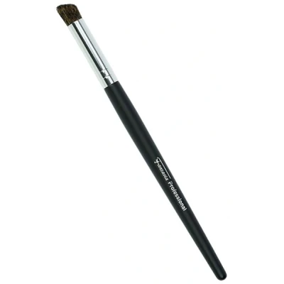 Abbildung von Lidschattenpinsel, edler Makeup Pinsel in Schwarz, abgeschrägter Lidfaltenpinsel aus Naturhaar, Länge: 17,5cm von Fantasia