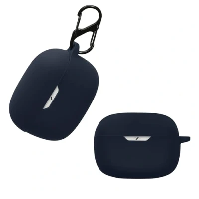 Abbildung von kwmobile Hülle kompatibel mit JBL Wave Beam Kopfhörer Case TPU Silikon Cover Schutzhülle in Dunkelblau