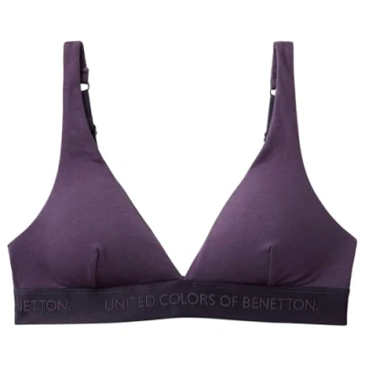 Abbildung von United Colors of Benetton Triangel BH, Damen, Größe: Large, Violet