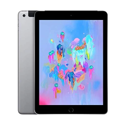 Abbildung von 2018 Apple iPad (9,7 zoll, Wi Fi + Zellular, 128GB) Space Grau (Generalüberholt)