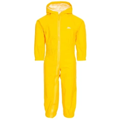 Abbildung von Trespass Unisex Kinder Regenanzug mit Kapuze Knöpfen, 6 12 Monate, sunshine