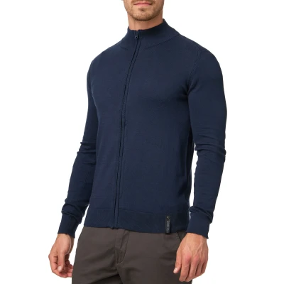 Abbildung von Indicode Jeans Chancellor Strickjacke, Herren, Größe: Large, Navy