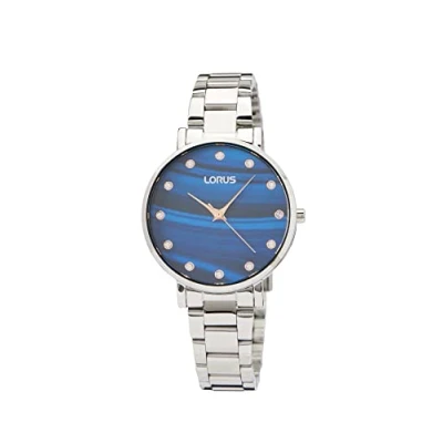 Abbildung von Lorus Damen Uhr Quarz Edelstahl mit Metallband RG227VX9