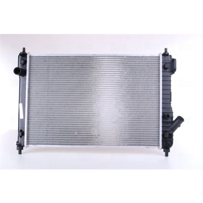 Abbildung von NISSENS 616904 Kühler, Motorkühlung Aluminium 600 408 16 Kühlrippen gelötet CHEVROLET: Aveo / Kalos Limousine, Schrägheck