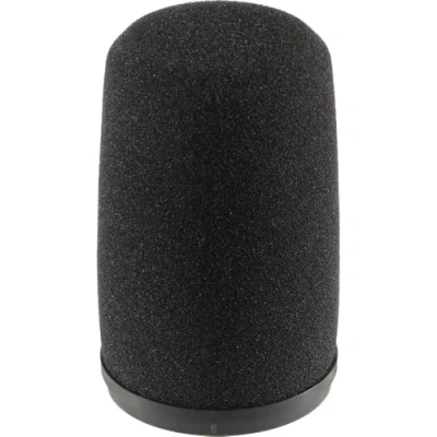 Abbildung von AURAY High Density Foam Ersatz Windschutz für Shure SM7 Mikrofone Schwarz Reduziert Plosiv &amp; Atemgeräusche mit Snap On Design Perfekt Studioaufnahmen, Rundfunk und Podcasting