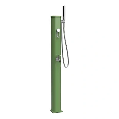 Abbildung von Formidra Recovera, Solardusche Jolly Go2 RAL6011 Green Asseda, Garten, Wasserausrüstung und Gartengeräte, Grässeläume, Gartenschauer, DS JG141 6011