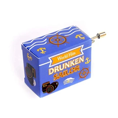 Abbildung von Fridolin Drunken Sailor Welt Hit Mini Drehorgel Spieluhr Kurbelwerk World