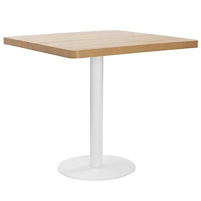 Abbildung von vidaXL Esstisch Bistrotisch Hellbraun 80x80 cm MDF (1 St)