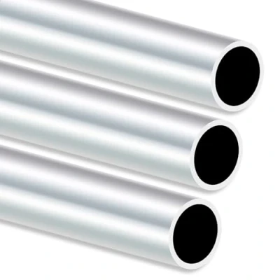 Abbildung von iMeistek 6063 Aluminium Rundrohr, 250 mm Länge, 26 Außendurchmesser, 22 Innendurchmesser, nahtlos, gerade, runde Rohre für Industrie, Dekoration, Architektur (3 Stück)