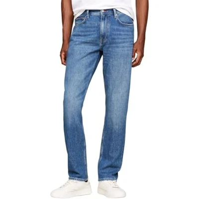 Abbildung von Tommy Hilfiger Herren Jeans Hose Regular Straight Fit, Blau (Carrol Indigo), 40W/36L