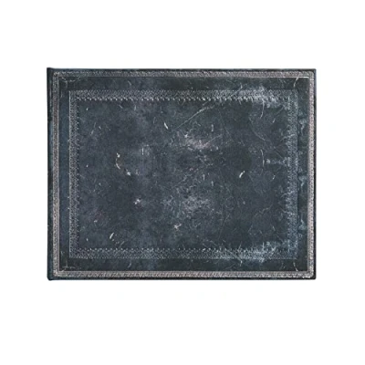 Abbildung von Inkblot (Old Leather Collection) Unlined Guest Book: Hardcover, 120 gsm, ribbon marker, memento pouch, no closure