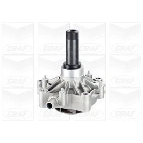 Abbildung von GRAF PA1156 Wasserpumpe mit Dichtung mechanisch Thermoplast für Keilrippenriementrieb IVECO: Daily 3 Pritsche/Fahrgestell, 6 Kastenwagen