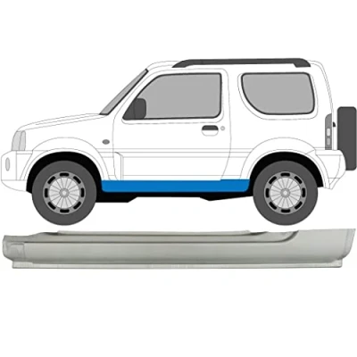 Abbildung von Für Suzuki Jimny 1998 2018 Voll Schweller Reparaturblech/Links