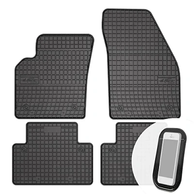 Abbildung von Gummimatten Auto Fußmatten Gummi Automatten Passgenau 4 teilig Set passend für Volvo C30 V50 S40 II 2004 2012