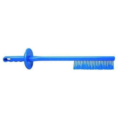 Abbildung von Maya Professional Tools 50155 2 Kutterbürste, harte Borsten, FBK/Lebensmittelhygiene, 510 mm x 100 mm, Blau