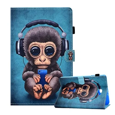 Abbildung von CXTcase Hülle für Galaxy Tab A/A6 10,1 2016 SM T580/T585 Folio Intelligent Ständer Smart Cover Ultra Schlank Tablette Case Schutzhülle Samsung A6 T580/T585,AFFE