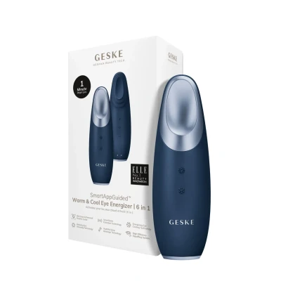 Abbildung von GESKE SmartAppGuided™ Warm &amp; Cool Eye Energizer 6 in 1 Augenmassagegerät Massagegerät gegen Augenringe Tränensäcke und Schlupflider entfernen Elektrische Augenmassage