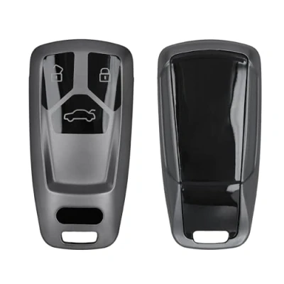 Abbildung von kwmobile Schlüsseltasche Autoschlüssel Hülle für Audi (1 tlg), Schlüsselhülle Silikon Case Schlüssel Cover
